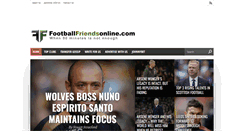Desktop Screenshot of footballfriendsonline.com